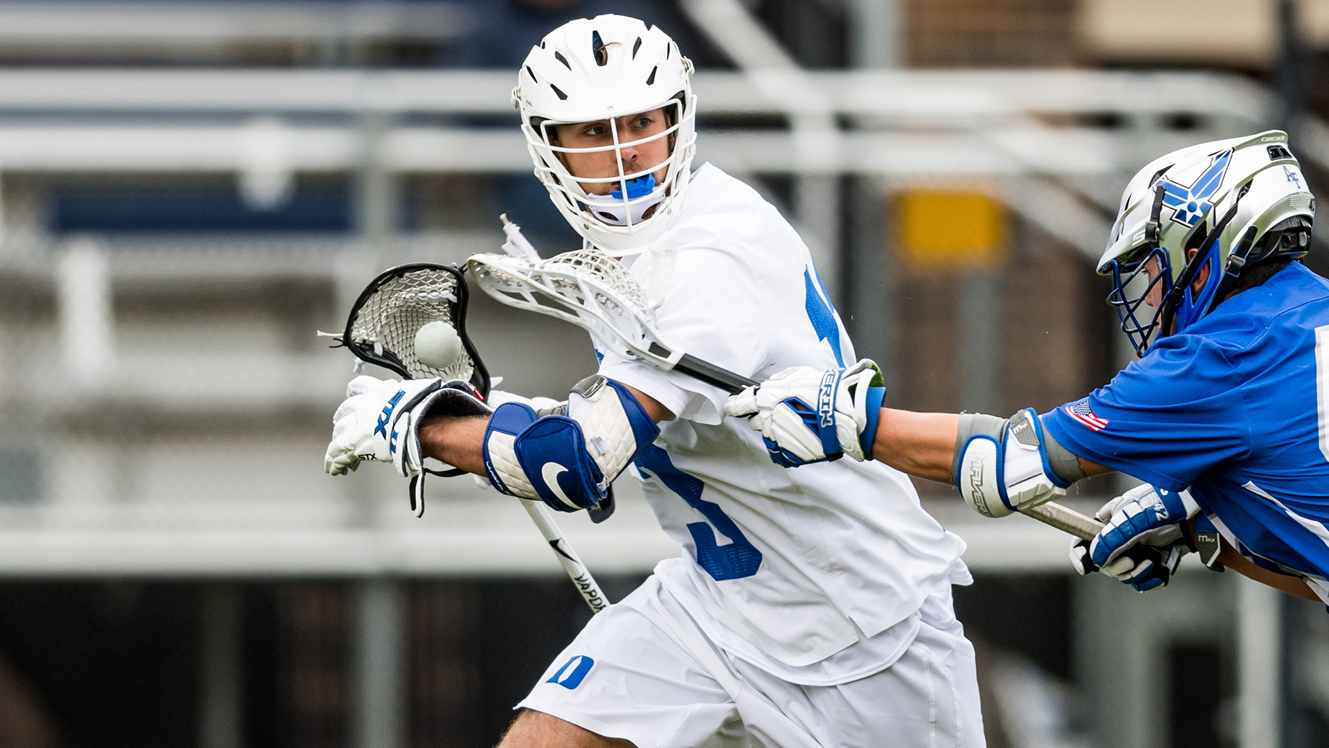 Duke Men's Lacrosse takes on Air Force in the season opener at Koskinen Stadium in Durham, NC - February 1, 2020